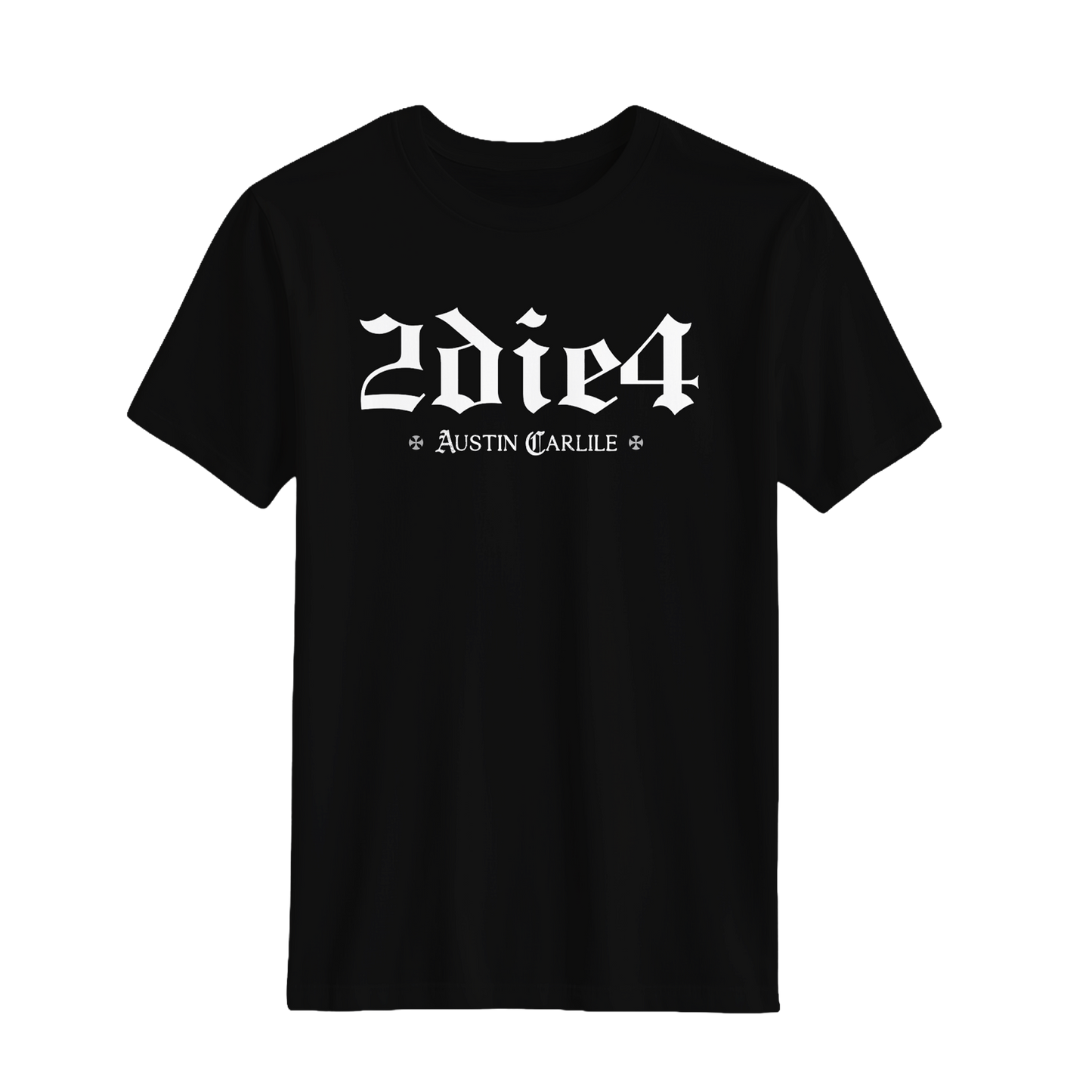 '2Die4' Black Tee